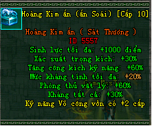 Hoàng Kim Ấn Cấp 10
