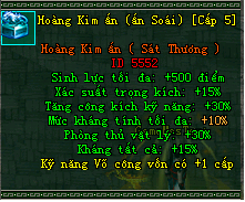 Hoàng Kim Ấn Cấp 5