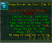 Hoàng Kim Ấn Cấp 6