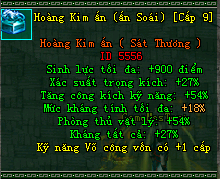 Hoàng Kim Ấn Cấp 9