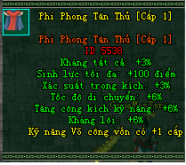 Phi Phong Cấp 1