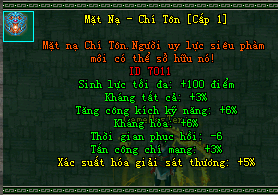 Mặt Nạ Cấp 1