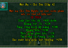 Mặt Nạ Cấp 4