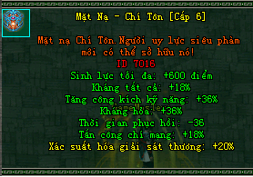 Mặt Nạ Cấp 6
